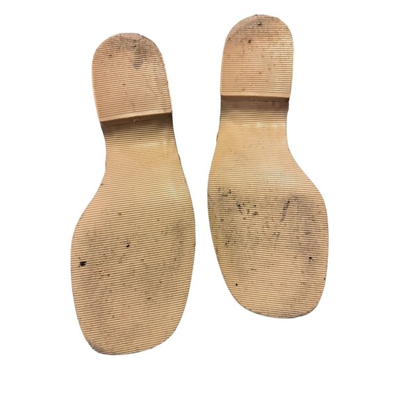 Chinese Laundry SZ 8.5 Women’s Black /Tan Platform Sandals Slip On Knitted Y2K - Picture 7 of 9